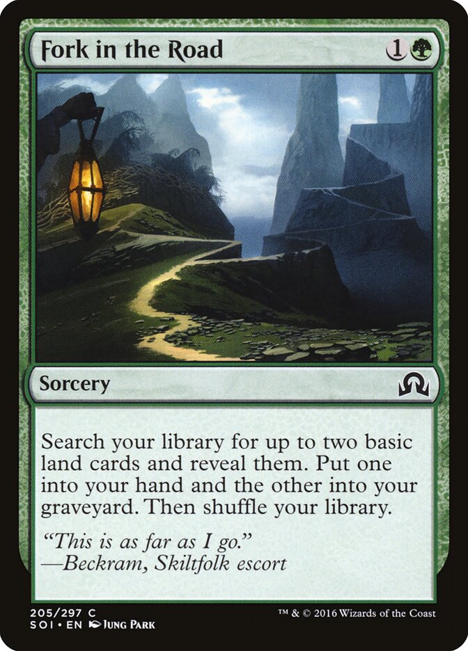 Fork in the Road - Shadows over Innistrad (Common) [SOI-205]