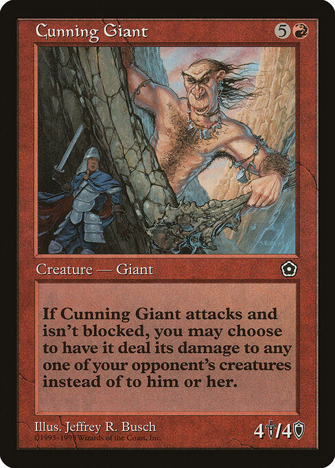 Cunning Giant – Portal Second Age (P02-93) Magic: The Gathering card | LC-REM-20260804-15151681831244-0aa284a7-3aac-4e88-becb-548a28c77401