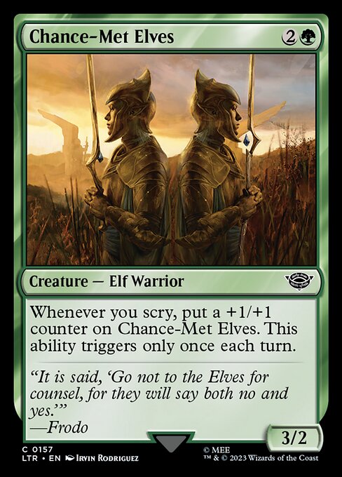 Chance-Met Elves – The Lord of the Rings: Tales of Middle-earth (LTR-157) Magic: The Gathering card | LC-REM-20260804-15150809710924-0aa57431-39e2-4152-8a30-1c1e8faef153