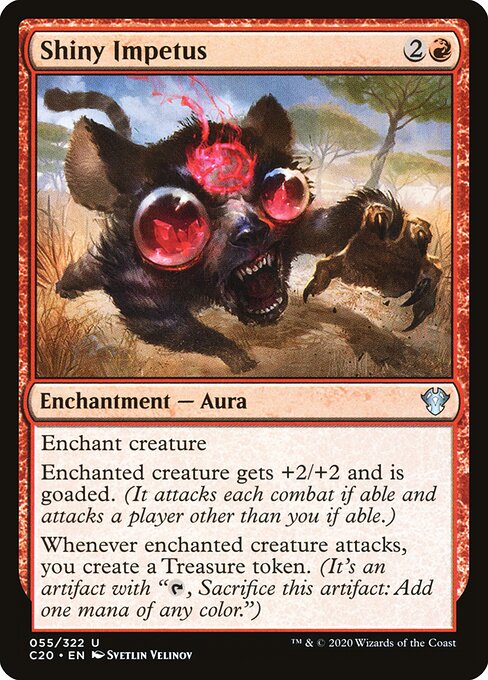 Shiny Impetus – Commander: Ikoria (C20-55) Magic: The Gathering card