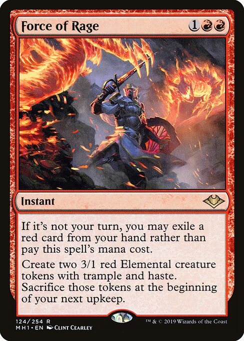 Force of Rage – Modern Horizons (MH1-124) Magic: The Gathering card