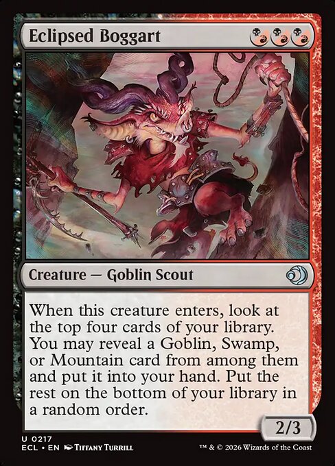 Eclipsed Boggart – Lorwyn Eclipsed (ECL-217) Magic: The Gathering card Hauptbild