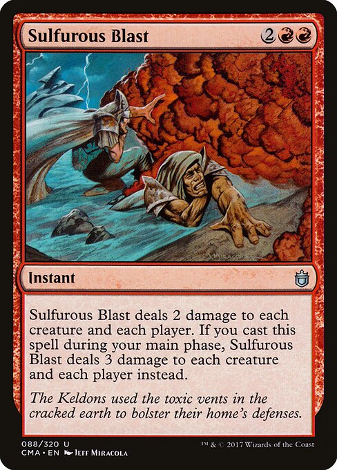 Sulfurous Blast – Commander Anthology (CMA-88) Magic: The Gathering card | LC-REM-20260804-15150897660236-0ac3f6bd-f303-4765-871f-dfa7acf1ad78