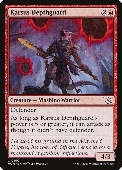 Karsus Depthguard – March of the Machine (MOM-150) Magic: The Gathering card Main image