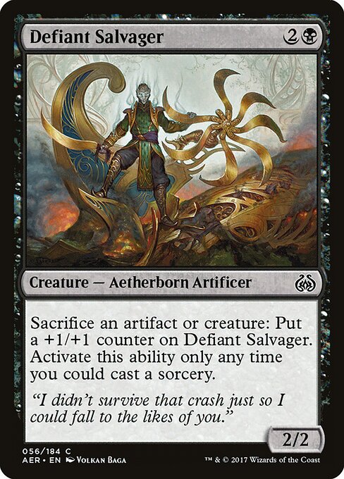 Defiant Salvager – Aether Revolt (AER-56) Magic: The Gathering card