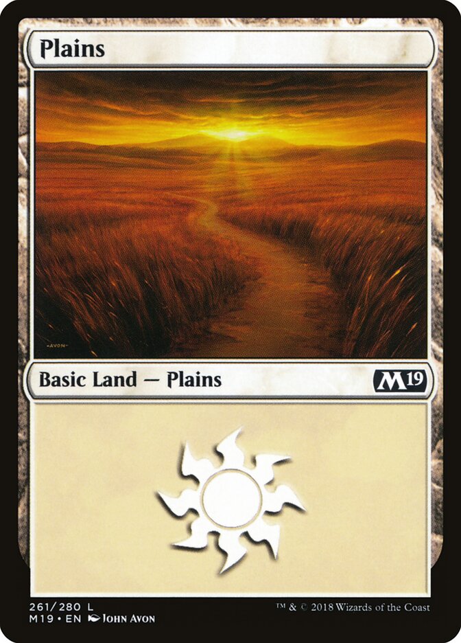 Plains (V.1) - Core 2019 (Land) [M19-261] Imagen principal del producto