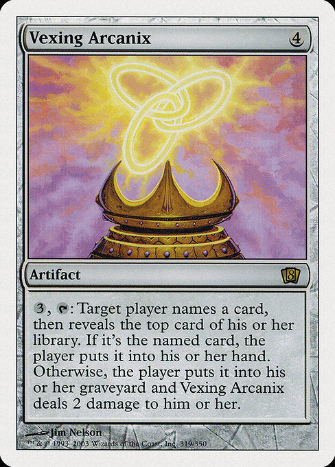 Vexing Arcanix – Eighth Edition (8ED-319) Magic: The Gathering card | LC-REM-20260804-15339700453708-0b1e748b-c836-45f1-96af-ced0cc5aed9f