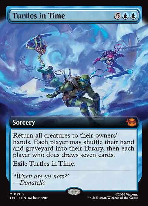 Turtles in Time – Teenage Mutant Ninja Turtles (TMT-263) Magic: The Gathering card | LC-REM-20260804-15634918441292-0b39c8fa-adbc-4ace-992d-45306e53bad4 Hoofdafbeelding