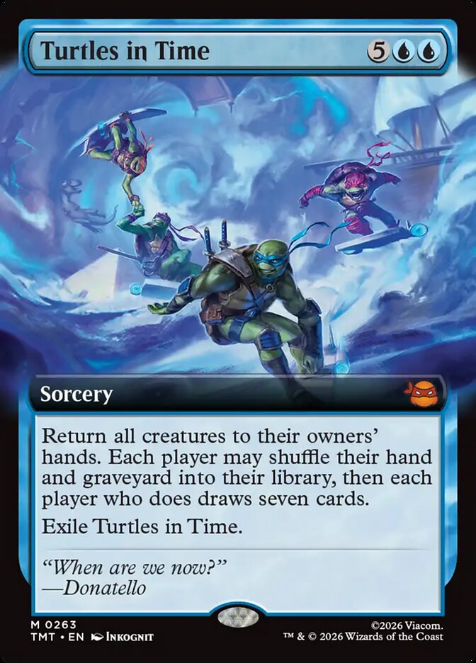 Magic-kaart Turtles in Time TMT-263 uit Teenage Mutant Ninja Turtles (Mythic)