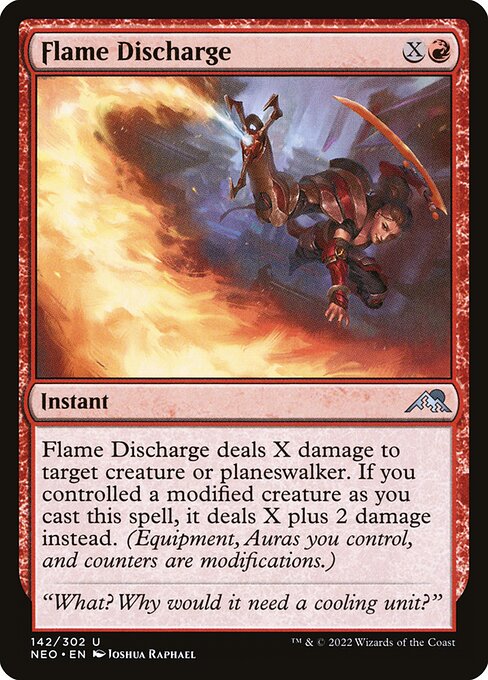 Flame Discharge – Kamigawa: Neon Dynasty (NEO-142) Magic: The Gathering card | LC-REM-20260804-15610421313868-0b44534f-d10c-4754-8585-5fe9db5fd4ea Main image