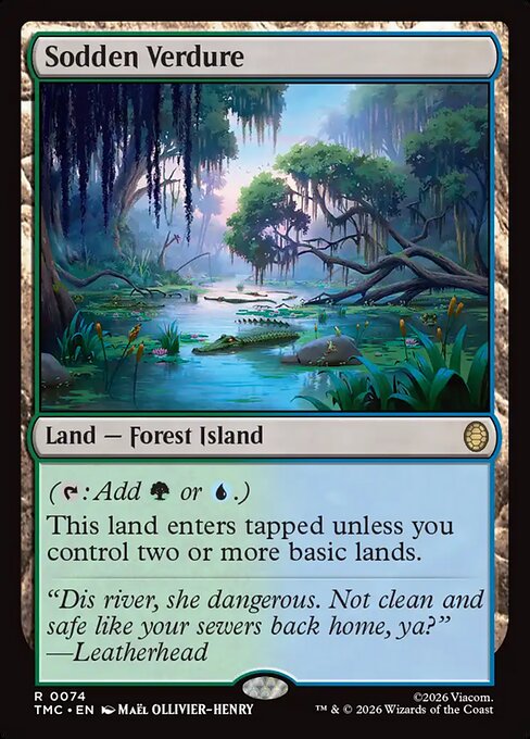 Sodden Verdure – Teenage Mutant Ninja Turtles Eternal (TMC-74) Magic: The Gathering card | LC-REM-20260804-15634923192652-0b5e219b-28fa-40e3-8afb-355ae767326d Hauptbild