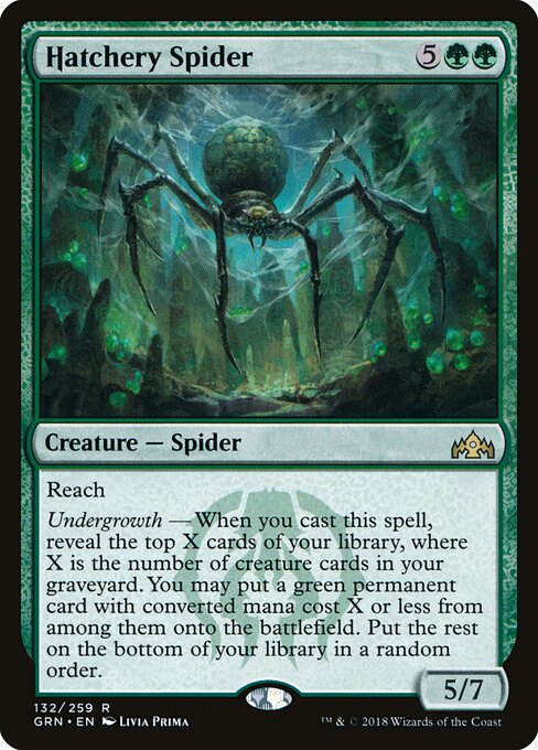 Hatchery Spider – Guilds of Ravnica (GRN-132) Magic: The Gathering card | LC-REM-20260804-15150829175116-0b841904-202c-4b42-869a-e345112ab1c8