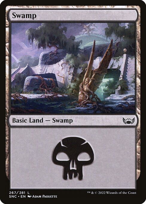 Swamp – Streets of New Capenna (SNC-267) Magic: The Gathering card Hoofdafbeelding