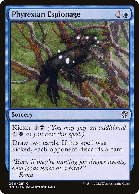 Phyrexian Espionage – Dominaria United (DMU-60) Magic: The Gathering card