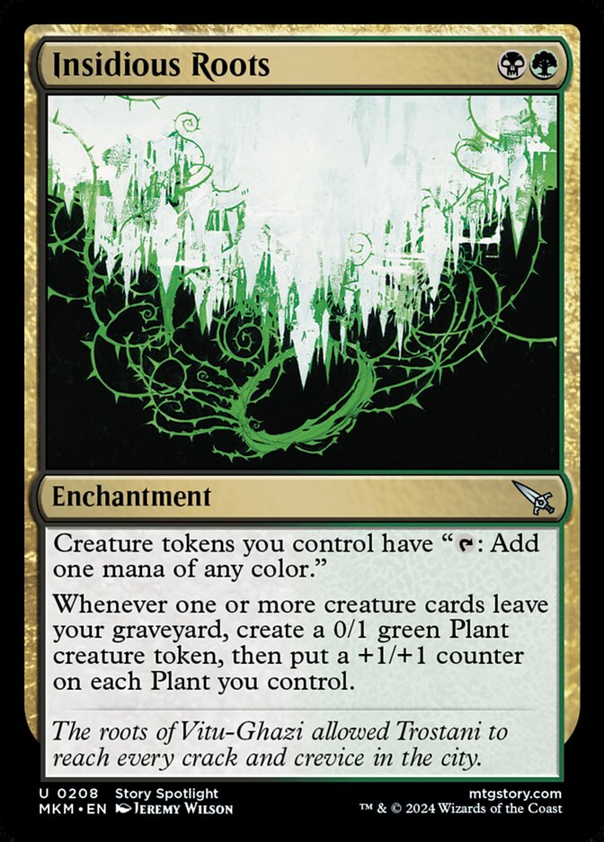 Magic-kaart Insidious Roots MKM-208 uit Murders at Karlov Manor (Uncommon) Main image