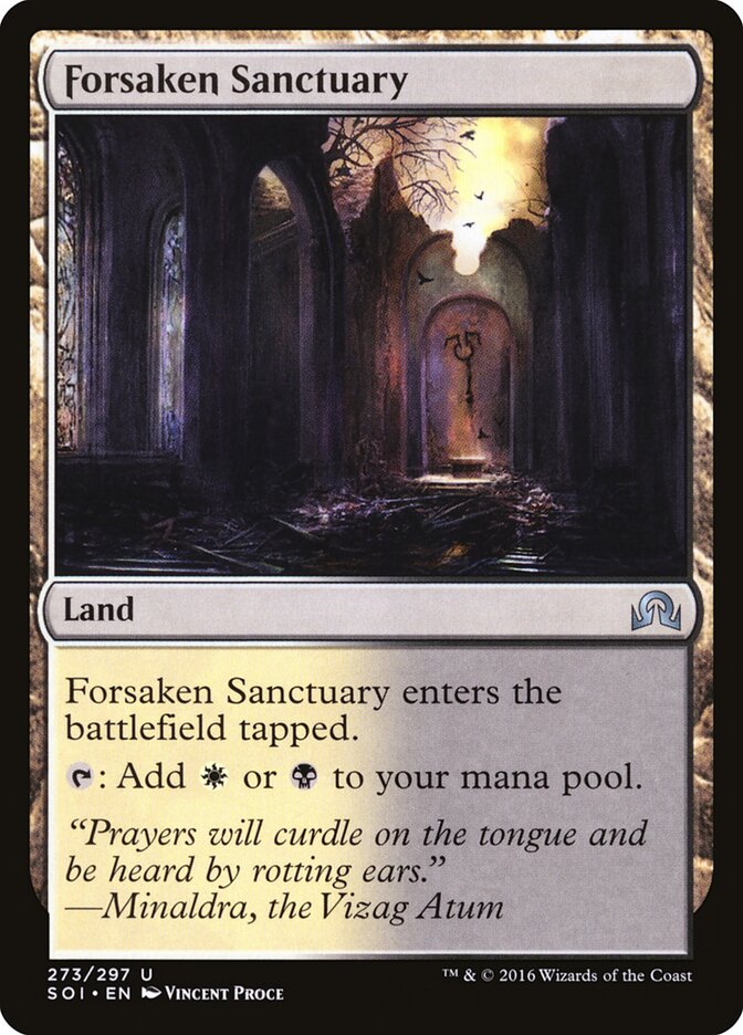 Forsaken Sanctuary - Shadows over Innistrad (Uncommon) [SOI-273] Imagen principal del producto