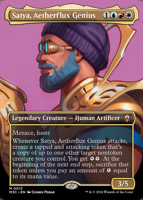 Satya, Aetherflux Genius – Modern Horizons 3 Commander (M3C-15) Magic: The Gathering card | LC-REM-20260804-15151474442572-0be45f11-e89b-4f21-9166-e67929f87636