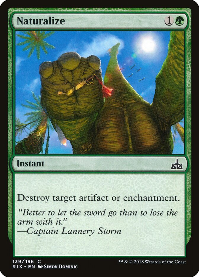 Naturalize - Rivals of Ixalan (Common) [RIX-139]