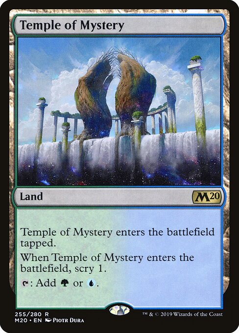 Temple of Mystery – Core 2020 (M20-255) Magic: The Gathering card