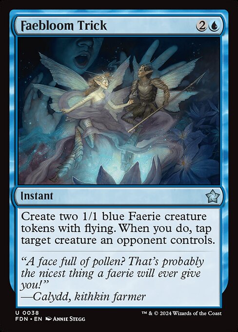 Faebloom Trick – Magic: The Gathering Foundations (FDN-38) Magic: The Gathering card