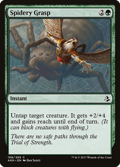 Spidery Grasp – Amonkhet (AKH-188) Magic: The Gathering card