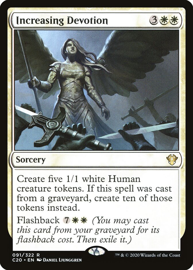 Increasing Devotion - Commander: Ikoria (Rare) [C20-91]