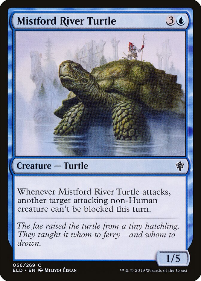 Mistford River Turtle - Throne of Eldraine (Common) [ELD-56] Immagine principale del prodotto