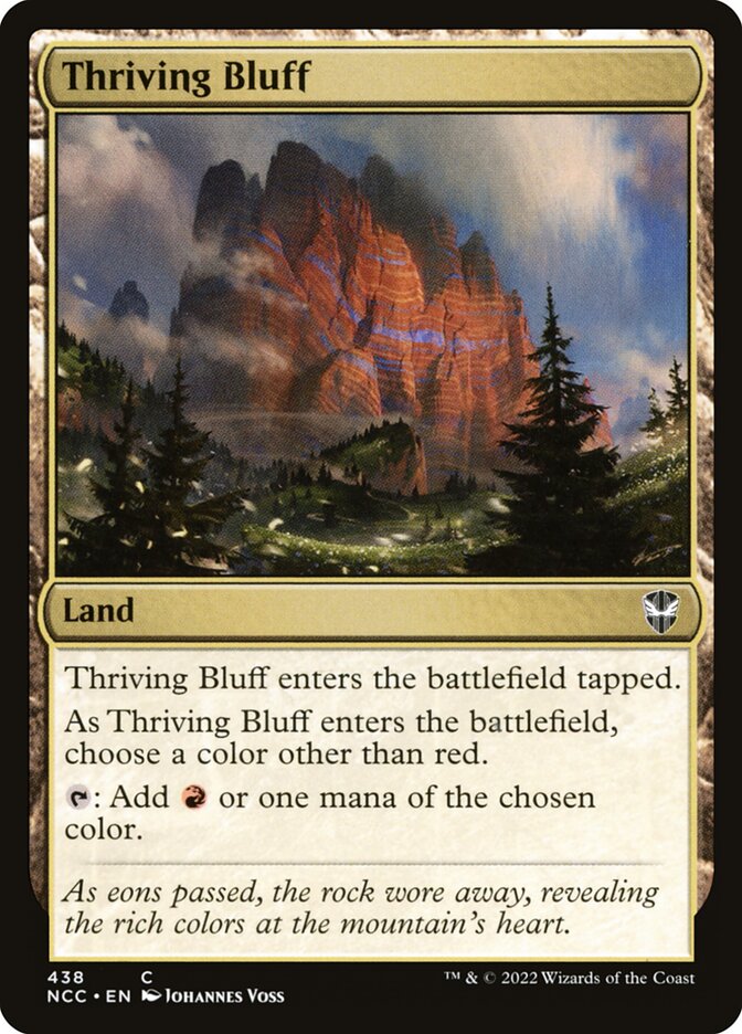 Thriving Bluff - Commander: Streets of New Capenna (Common) [NCC-438] Hoofdafbeelding