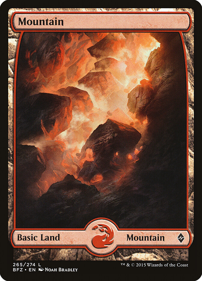 Mountain (V.1) - Battle for Zendikar (Land) [BFZ-265] Main image
