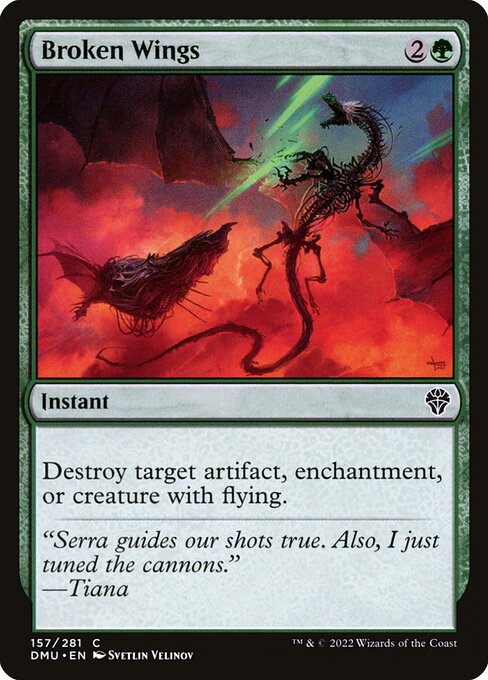 Broken Wings – Dominaria United (DMU-157) Magic: The Gathering card