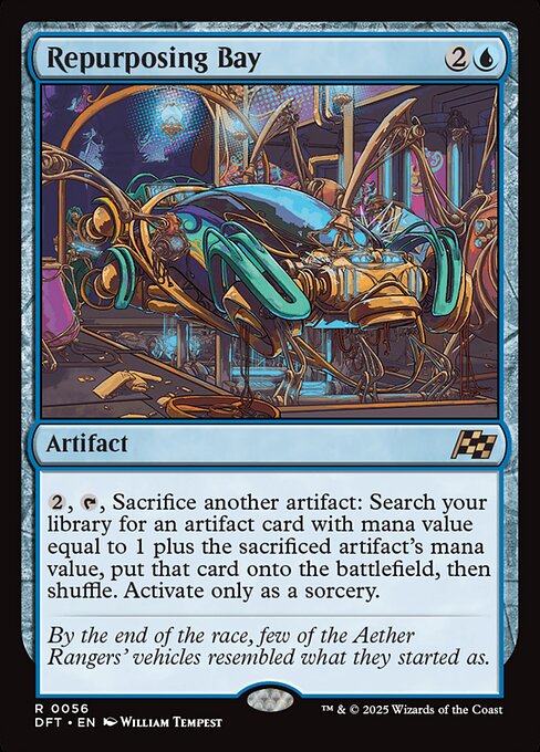 Repurposing Bay – Aetherdrift (DFT-56) Magic: The Gathering card Imagen principal del producto