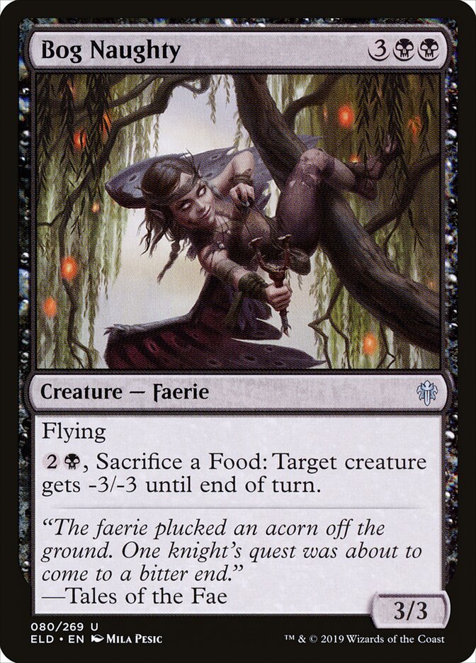 Bog Naughty - Throne of Eldraine (Uncommon) [ELD-80] Imagen principal del producto