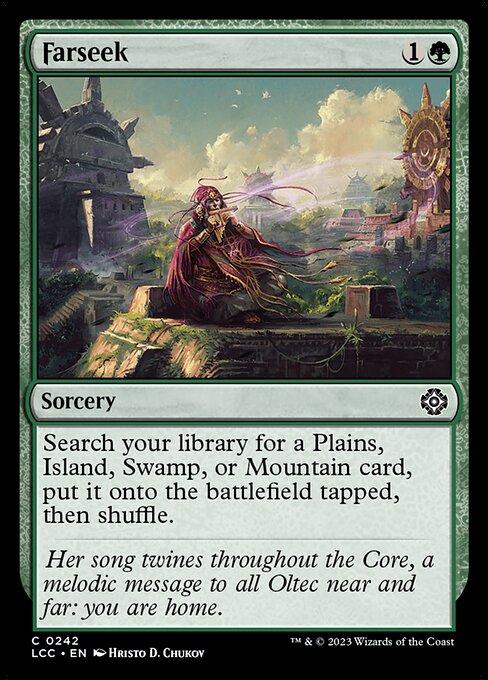 Farseek – Commander: The Lost Caverns of Ixalan (LCC-242) Magic: The Gathering card
