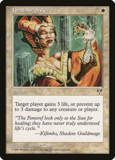 Healing Salve – Mirage (MIR-20) Magic: The Gathering card | LC-REM-20260804-15340037308748-0d1c9ca9-3611-46df-8108-45ba383b4ee6 Main image