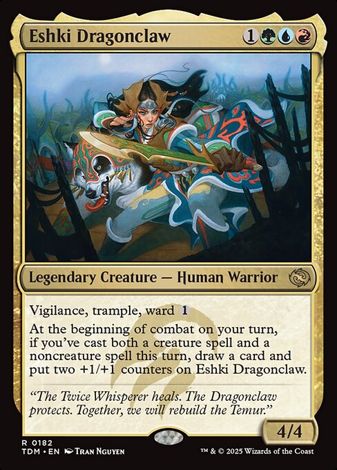 Eshki Dragonclaw – Tarkir: Dragonstorm (TDM-182) Magic: The Gathering card | LC-REM-20260804-15401916957004-0d369c44-78ee-4f3c-bf2b-cddba7fe26d4
