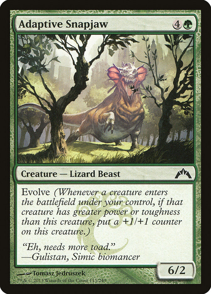 Adaptive Snapjaw - Gatecrash (Common) [GTC-113]