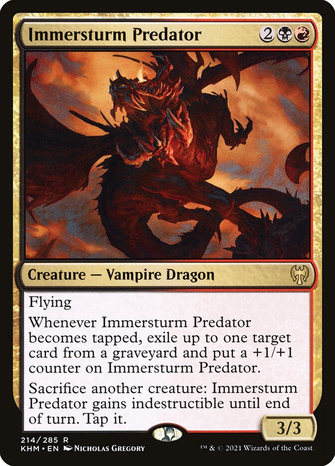 Immersturm Predator - Kaldheim (Rare) [KHM-214] Main image