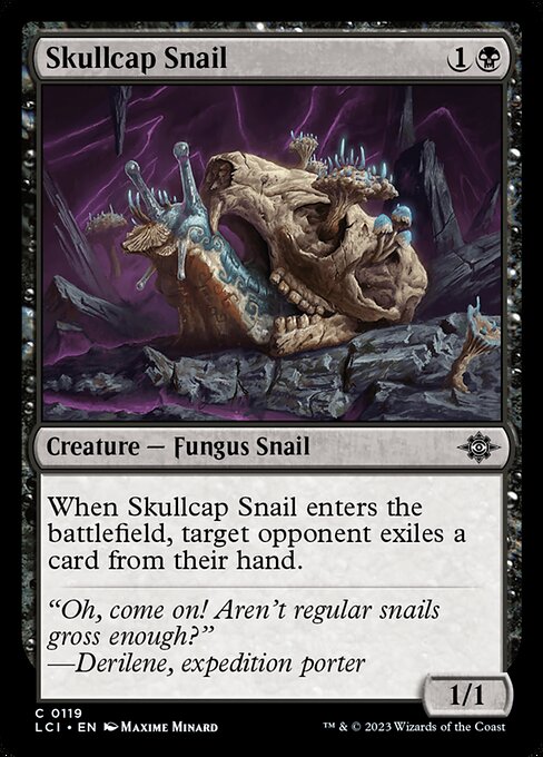 Skullcap Snail – The Lost Caverns of Ixalan (LCI-119) Magic: The Gathering card | LC-REM-20260804-15909433344332-0d96d019-5d80-468a-b891-e3e99346372a