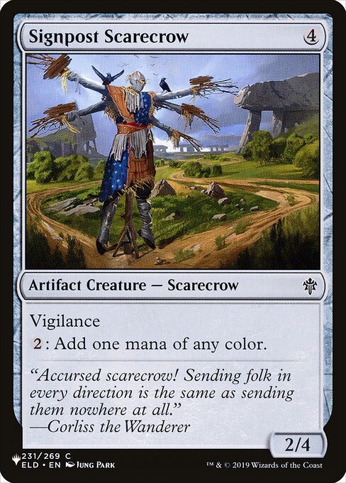 Signpost Scarecrow – The List (PLST-ELD-231) Magic: The Gathering card | LC-REM-20260804-15150916337996-0dc2b435-5c5a-40fe-a5d2-9d75ca8aa69b