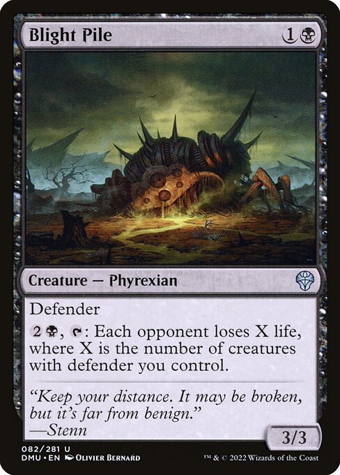 Blight Pile – Dominaria United (DMU-82) Magic: The Gathering card