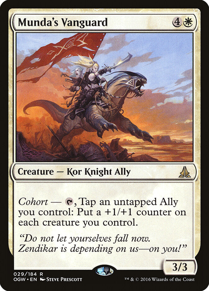 Munda's Vanguard - Oath of the Gatewatch (Rare) [OGW-29] Hoofdafbeelding