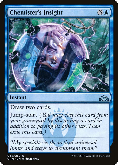 Chemister's Insight – Guilds of Ravnica (GRN-32) Magic: The Gathering card