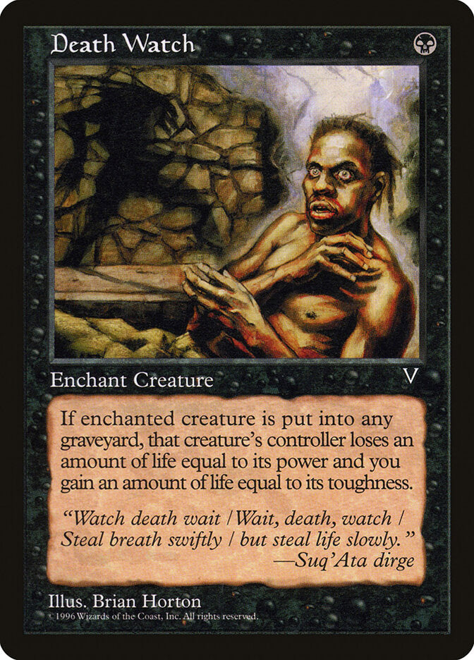 Magic-kaart Death Watch VIS-57 uit Visions (Common) Immagine principale del prodotto