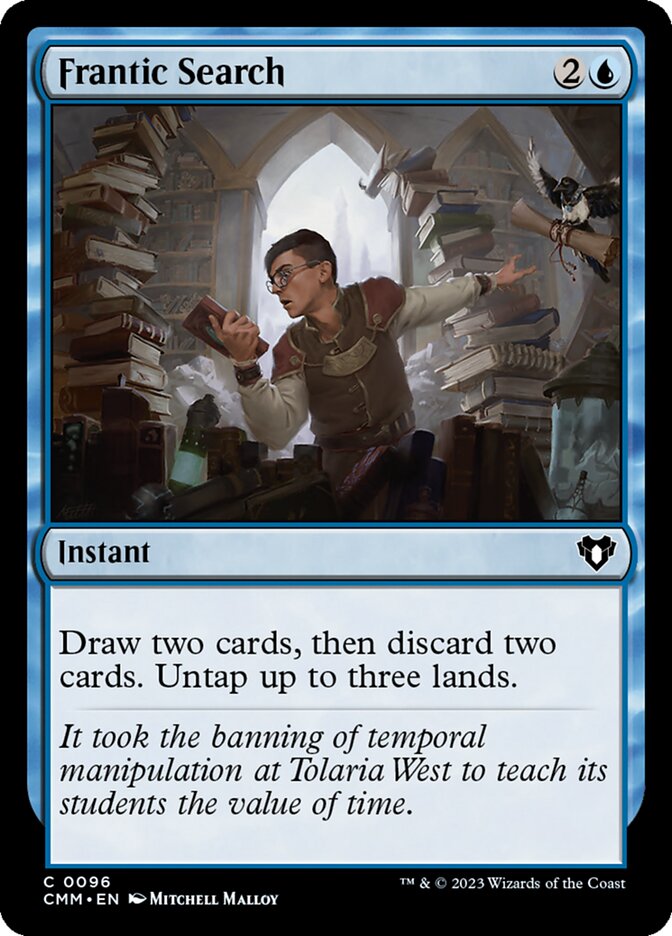 Frantic Search - Commander Masters (Common) [CMM-96] Main image