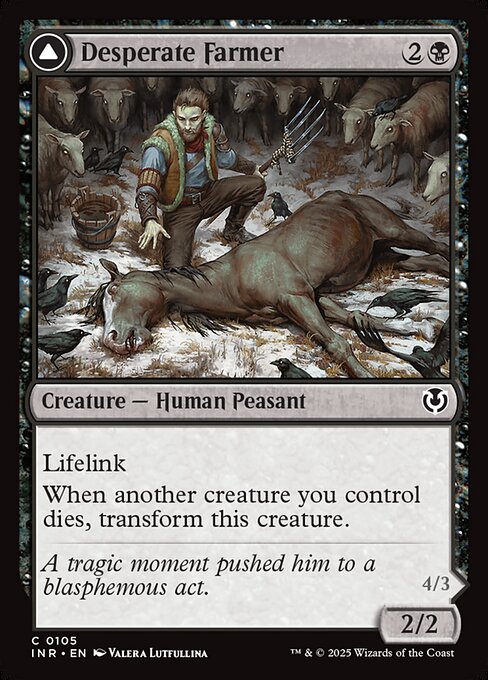 Desperate Farmer // Depraved Harvester – Innistrad Remastered (INR-105) Magic: The Gathering card | LC-REM-20260804-15340002181452-0ec488de-fded-4df9-97ed-ba46cbacfdbf