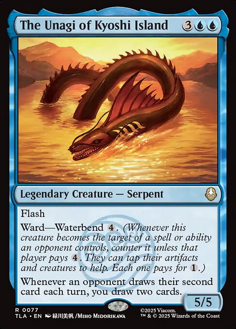 The Unagi of Kyoshi Island – Avatar: The Last Airbender (TLA-77) Magic: The Gathering card | LC-REM-20260804-15562141598028-0ecd8b38-9ee5-41a5-9b93-21c33fc1a6ff Hoofdafbeelding
