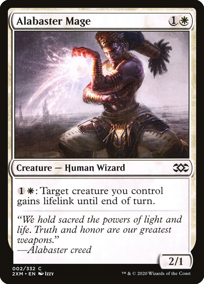 Alabaster Mage - Double Masters (Common) [2XM-2] Hoofdafbeelding