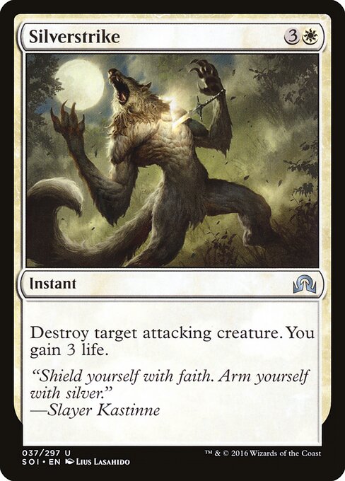 Silverstrike – Shadows over Innistrad (SOI-37) Magic: The Gathering card