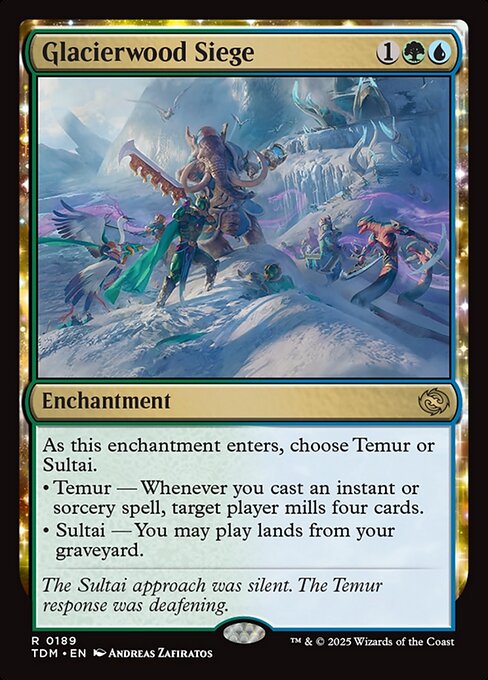 Glacierwood Siege – Tarkir: Dragonstorm (TDM-189) Magic: The Gathering card | LC-REM-20260804-15401862660428-0f37fad7-2385-409b-8375-fa5dfbcad833