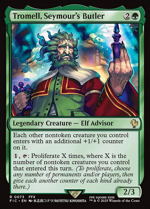 Tromell, Seymour's Butler – Final Fantasy Commander (FIC-73) Magic: The Gathering card | LC-REM-20260804-15339695440204-0f4f6de2-1c3d-4f3b-b999-70879f9cbb26 Hoofdafbeelding